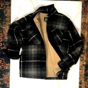 Woolrich Plaid Lined Cotton Flannel Jacket